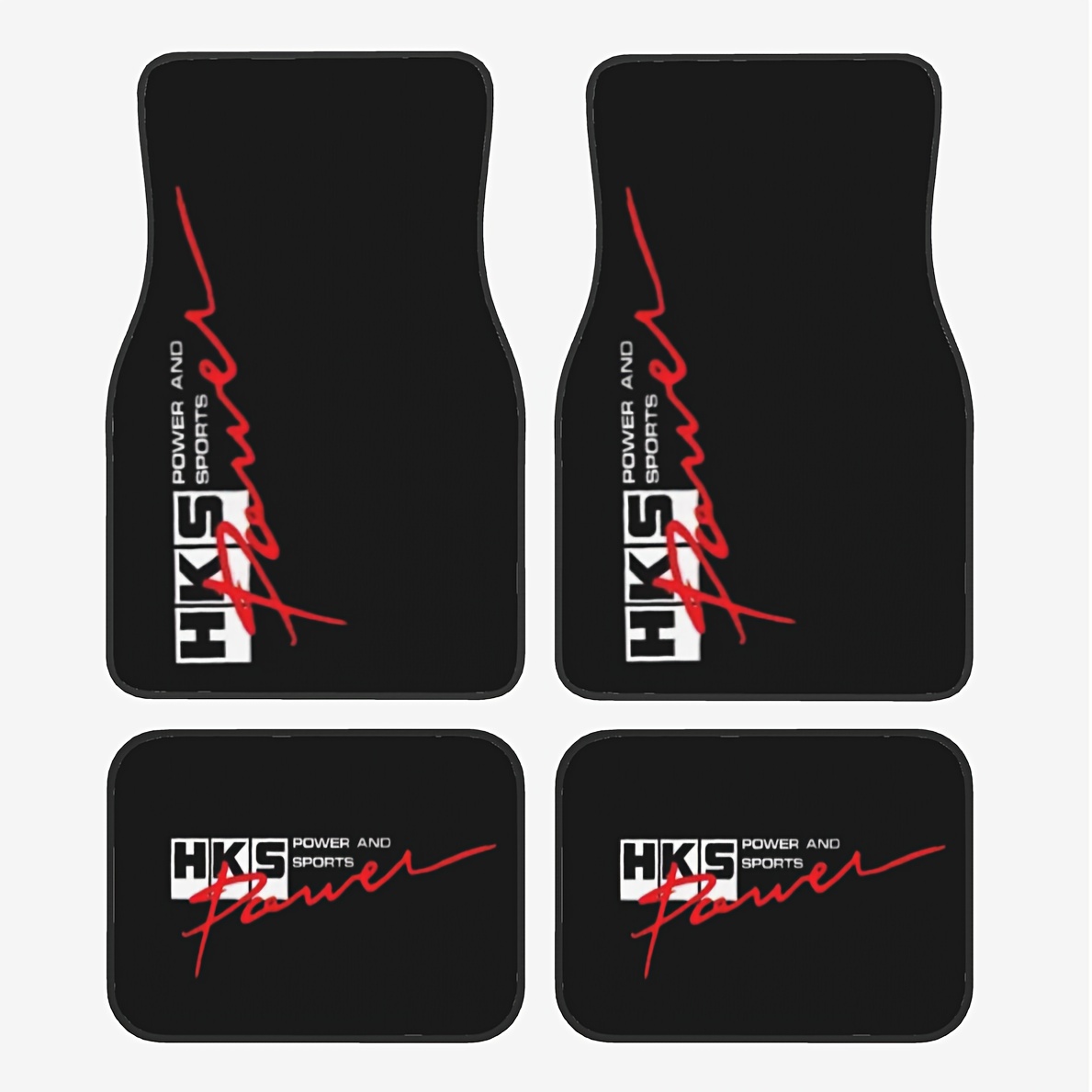 Power Tools Logo - 4 piezas - Alfombrillas para coche