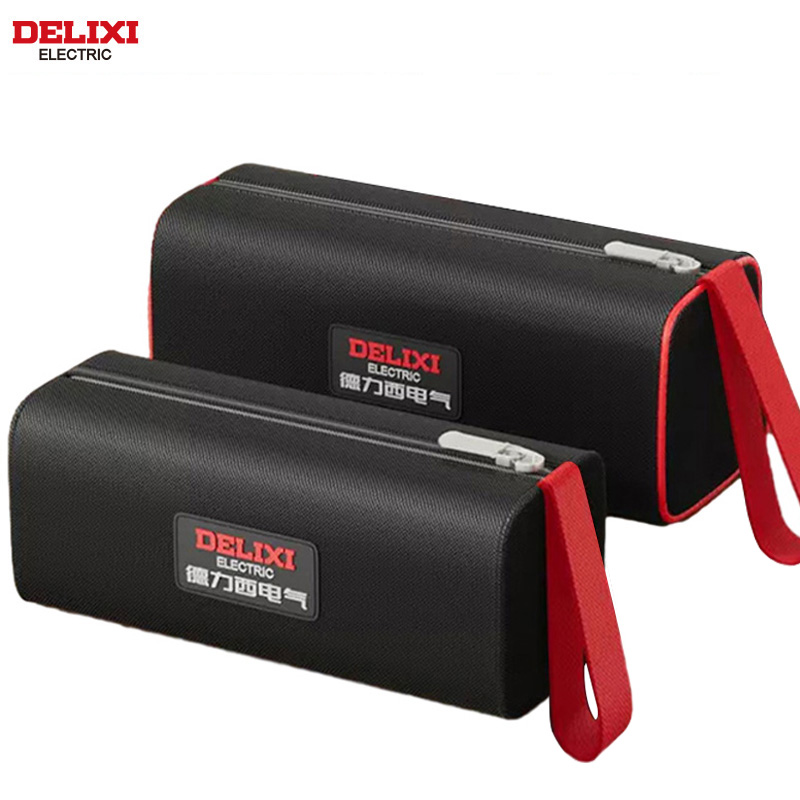 Power Tools Software - DELIXI-Bolsa de herramientas eléctricas, almacenamiento portátil