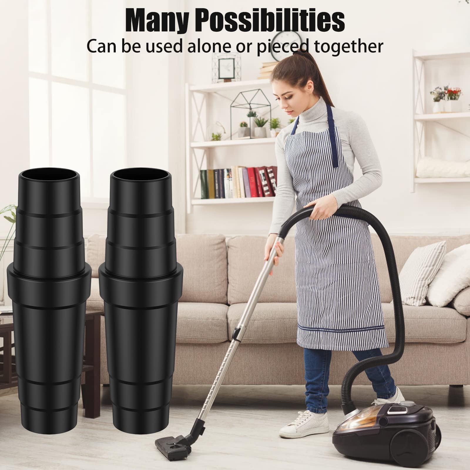 Vacuum Cleaner Power Tools - Conector Adaptador Universal Hermético para Manguera