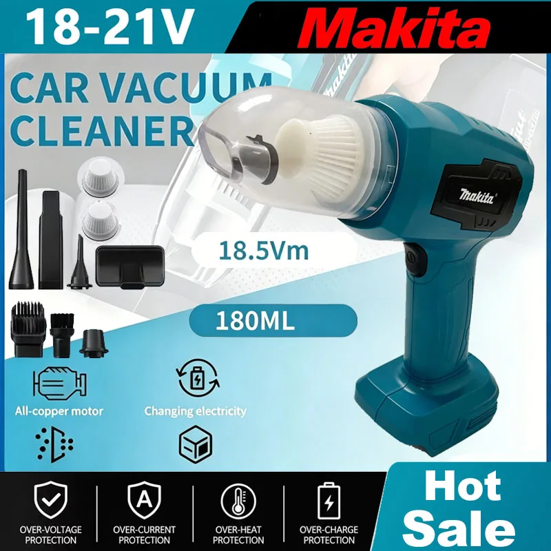 Vacuum Cleaner Power Tools - Aspiradora Inalámbrica Makita, Mini Aspiradora para