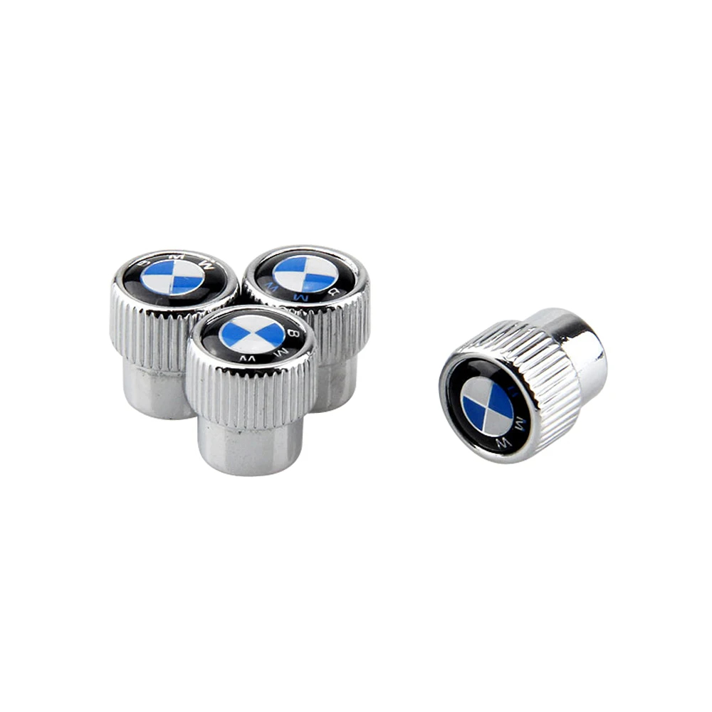 4 tapas de válvula de aluminio - Power Tools Logo reseña y precio