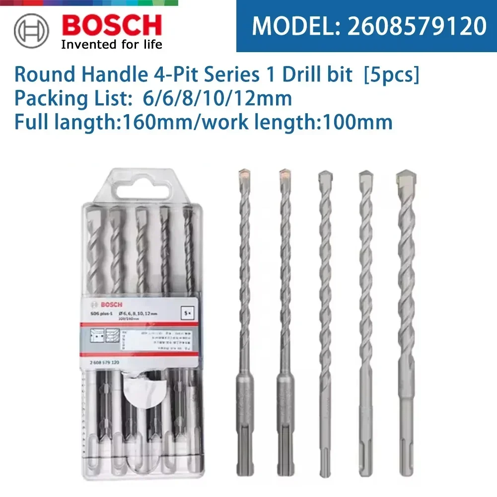 Bosch SDS‑plus‑1 Juego de 5 br - Hammer Drill Sds reseña y precio
