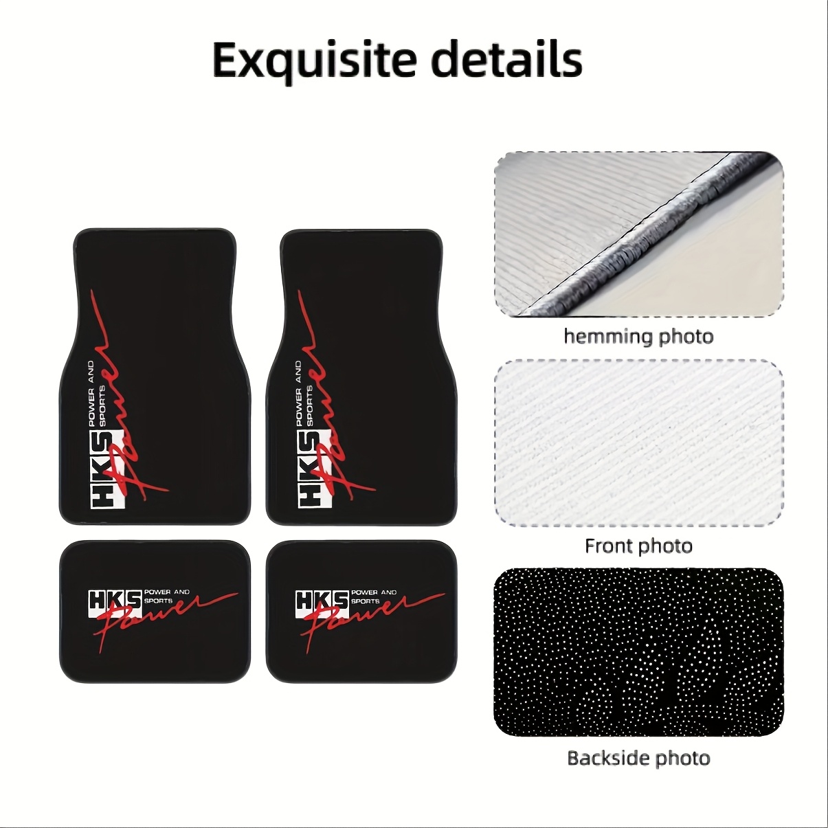 4 piezas - Alfombrillas para c - Power Tools Logo reseña y precio