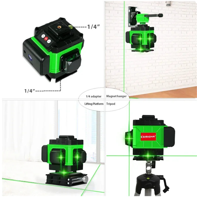 Nivel Láser Recargable de Alta - Power Tools That Are Green reseña y precio