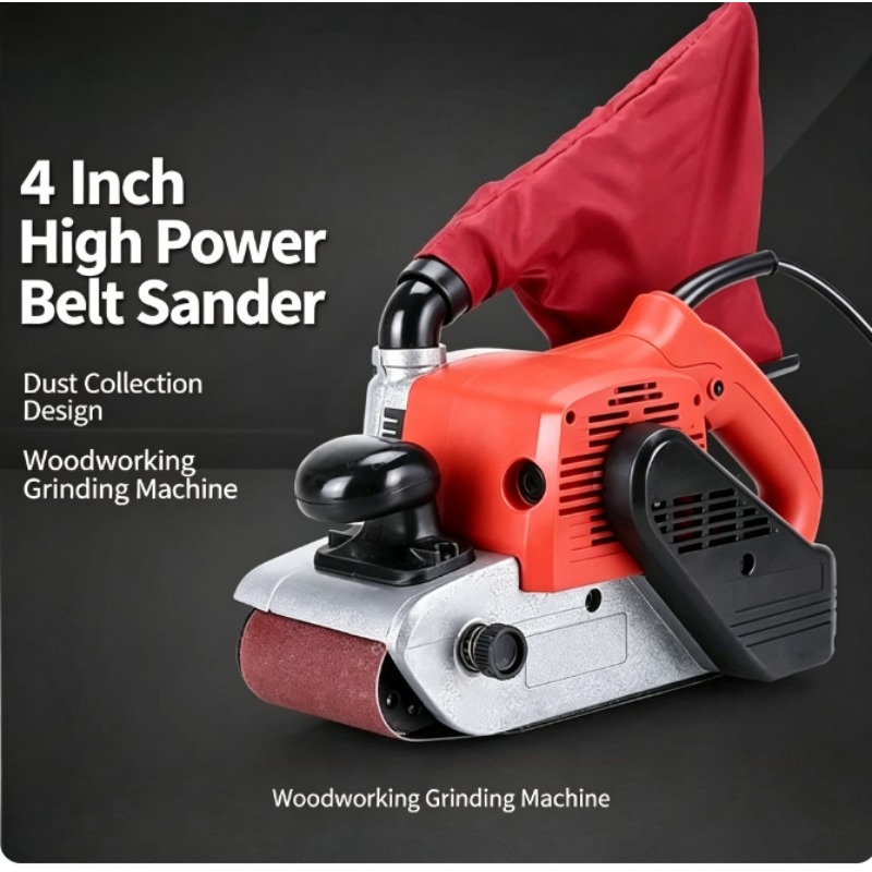 Lijadora de Banda de 4 Pulgada - Belt Sander Portable reseña y precio