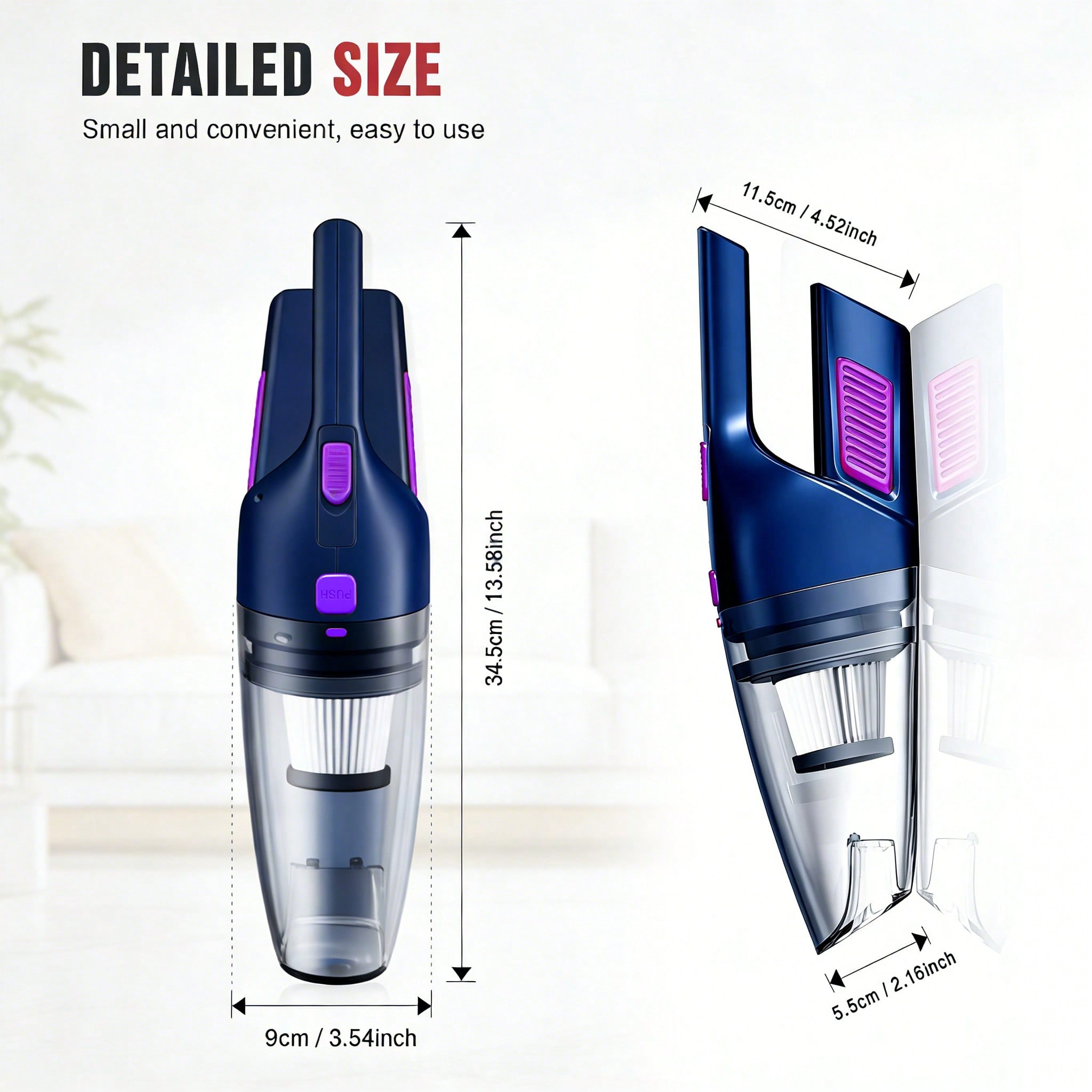 Aspiradora de mano para coche  - Vacuum Cleaner Power Tools reseña y precio