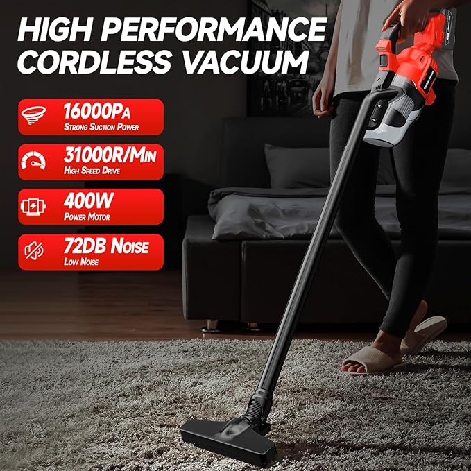 Aspiradora Eléctrica Inalámbri - Vacuum Cleaner Power Tools reseña y precio