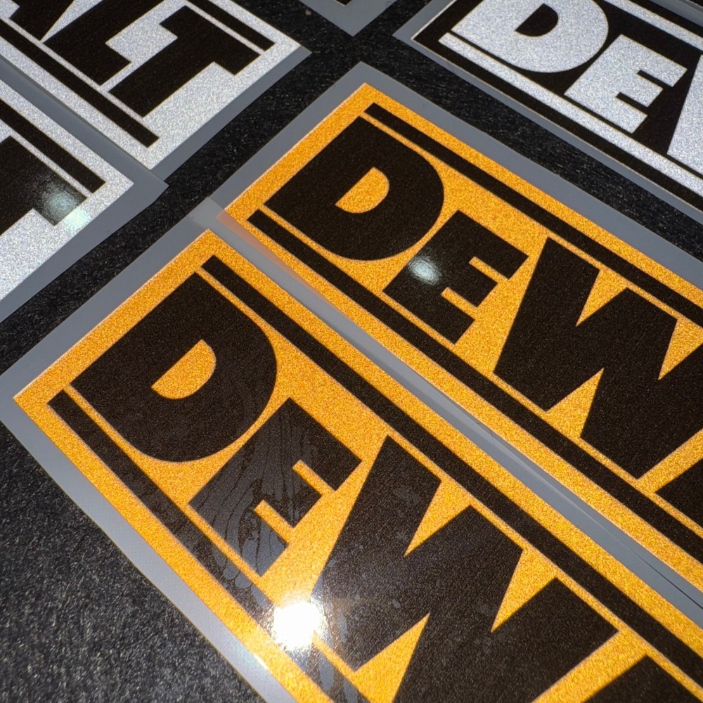 Pegatinas reflectantes con log - Power Tools Logo reseña y precio