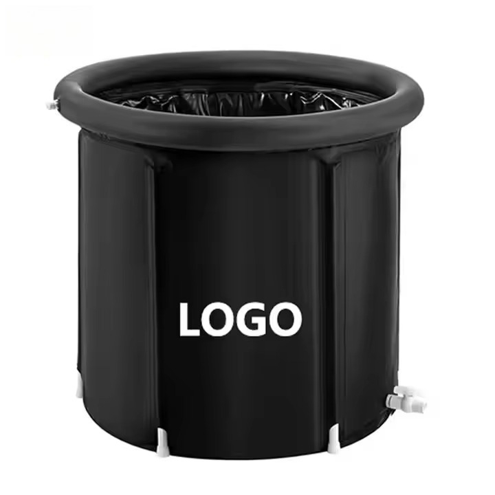 Bañera de hielo inflable de PV - Power Tools Logo reseña y precio