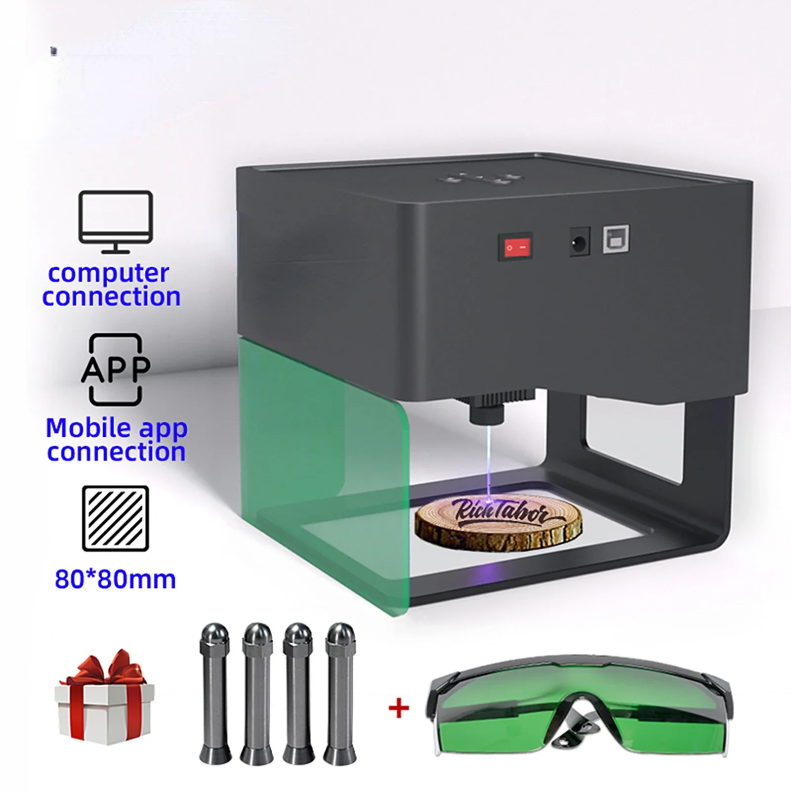 Máquina de grabado portátil DI - Power Tools Logo reseña y precio