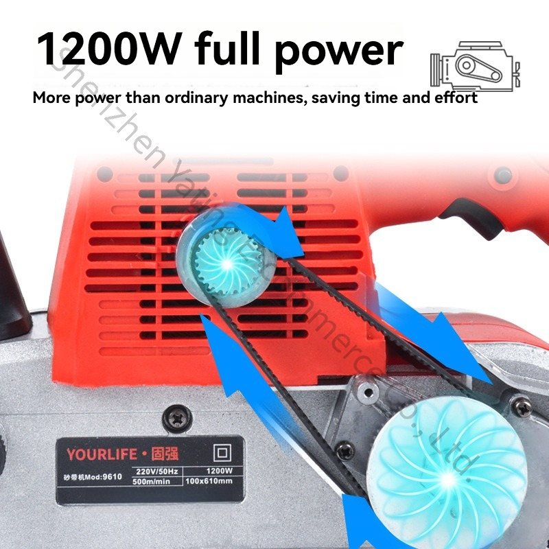 Lijadora de Banda de 1500w, Má - Belt Sander Portable reseña y precio