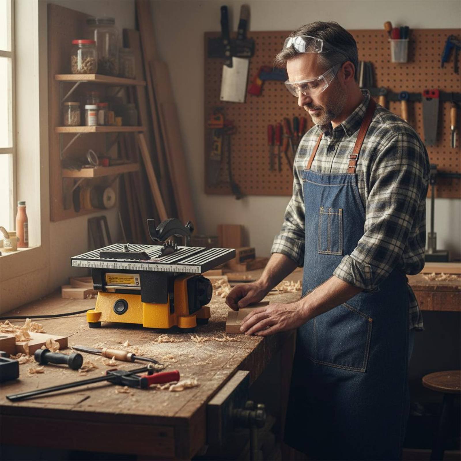 Mini Sierra de Mesa Portátil,  - Power Tools Diy reseña y precio