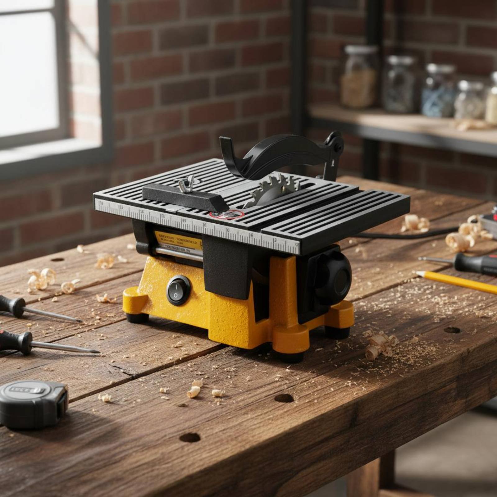 Mini Sierra de Mesa Portátil,  - Power Tools Diy reseña y precio